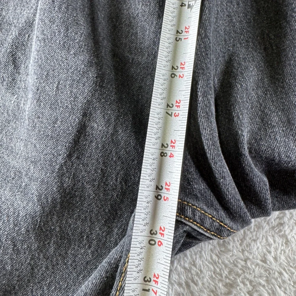 Levis 501‎ Jeans Mens 38x29 (tag 42x32) Black Button Fly Classic Straight Cotton